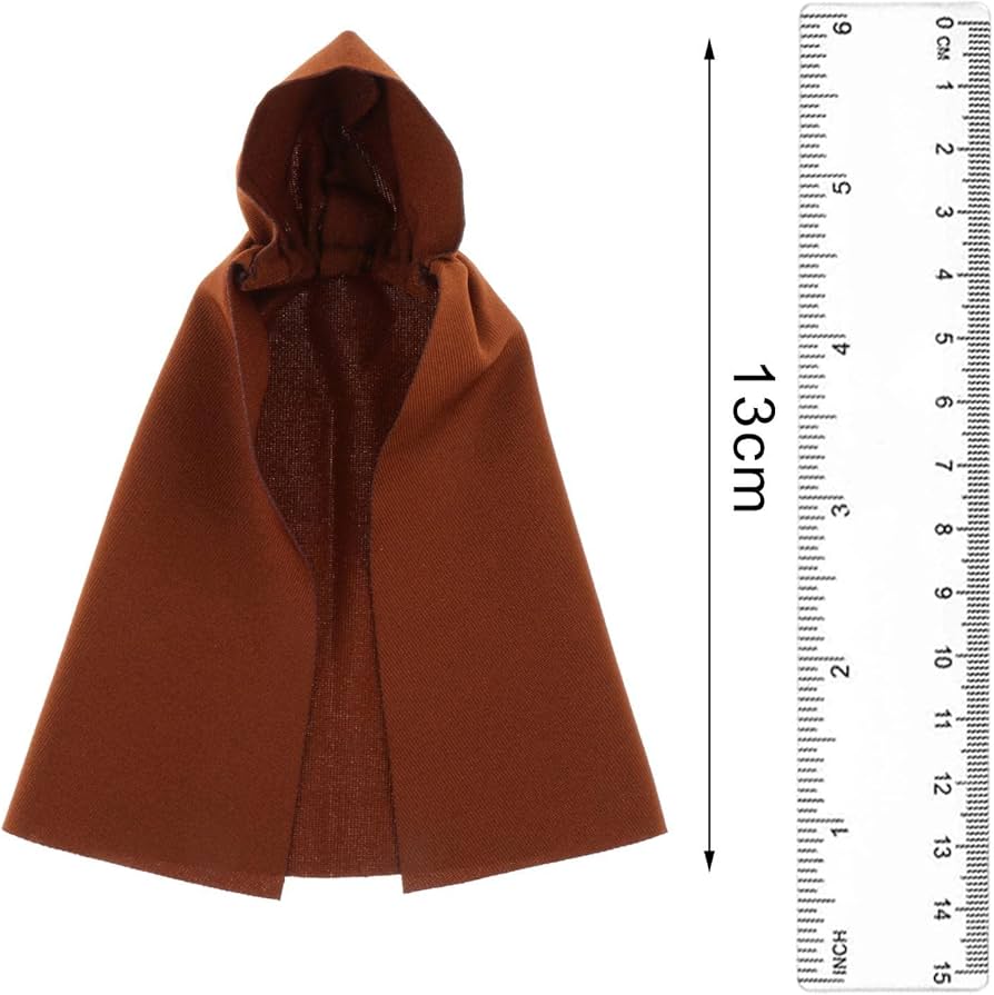 Amazon.co.jp: Oshhni 1:12 スケールモデルフード付きマント